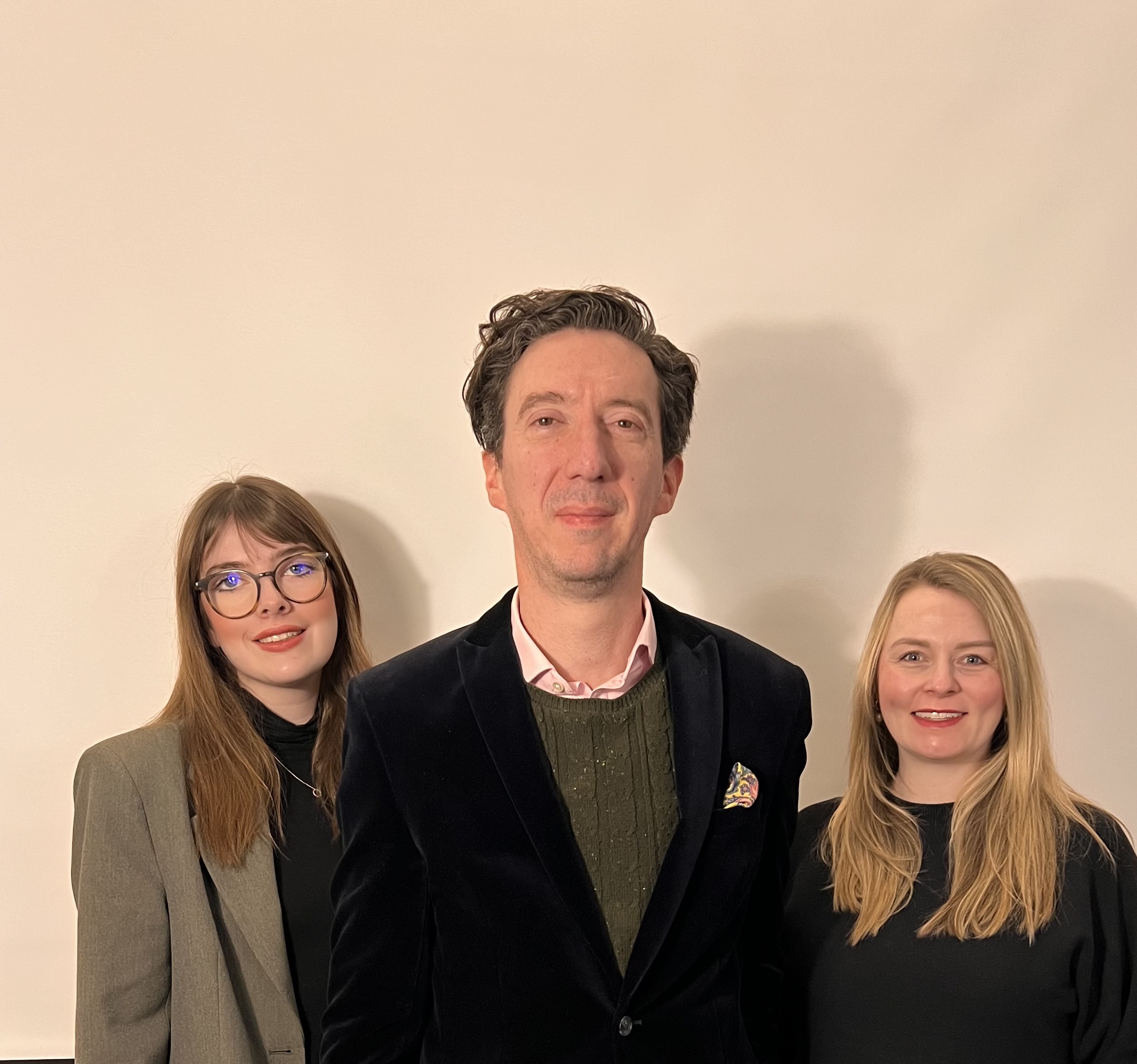 v.l.n.r.: Louisa Scholz, Hanke F. Bokelmann, Lisa Deißler