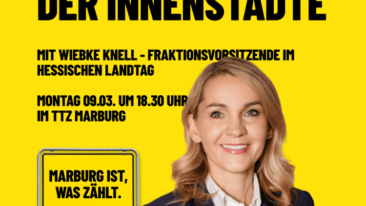 Zukunft der Innenstädte mit Wiebke Knell (MdL)